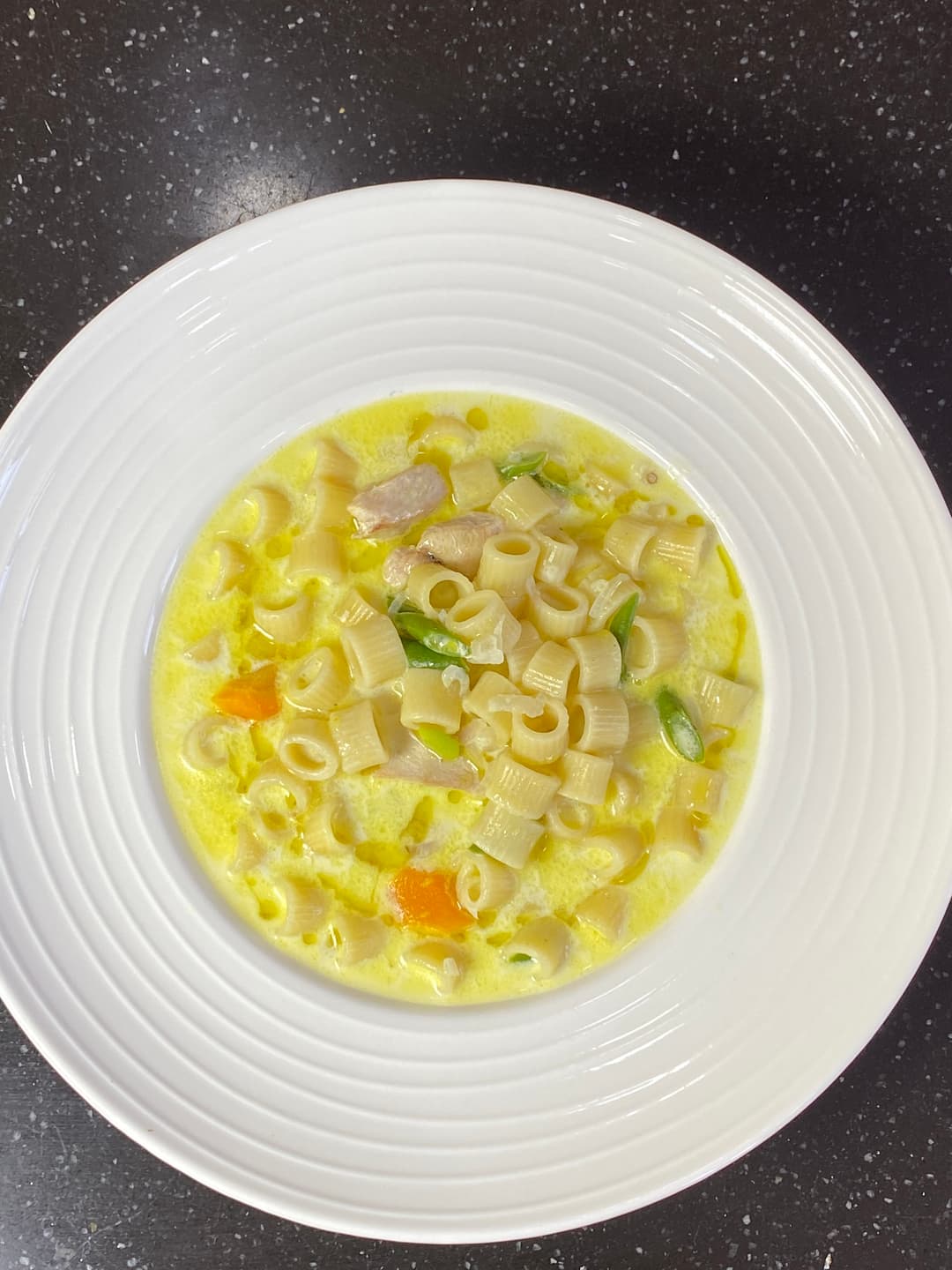 Creamy Chicken pasta soup